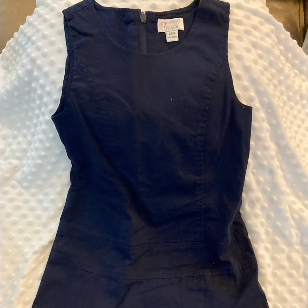 Children’s Place Navy & Khaki School Uniform Jumpers 6x/7 and 8 Lot